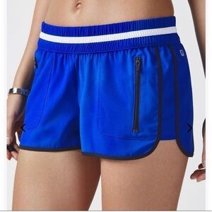 Fabletics Blue Tyson Short women large run active bottoms